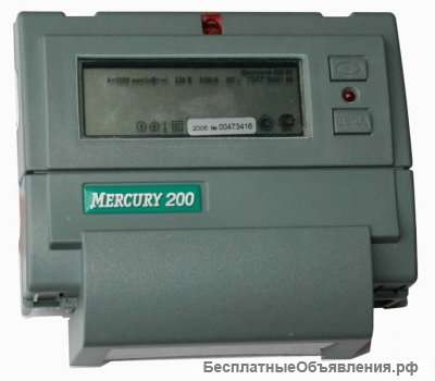 Электросчетчик Меркурий 200.02 многотарифный
