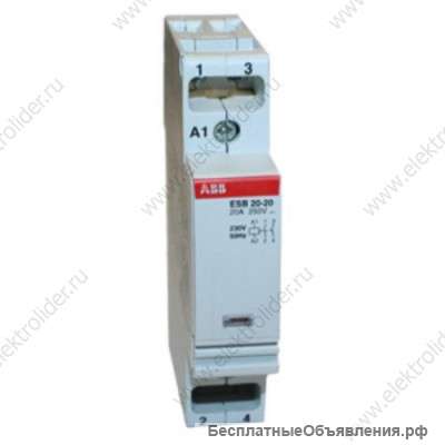 Модульный контактор ESB-20-20 катушка 220В