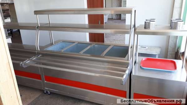 Линия раздачи Аста модернизированная, 5 секций