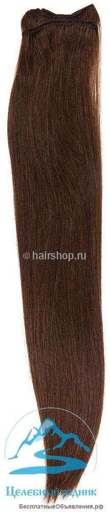 Волос для наращивания, на трессе (Hairshop Classic) - номер: 4, 50 см., 50 гр.