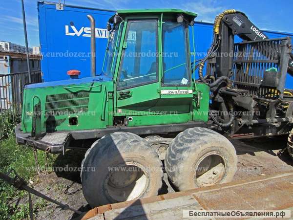 Лесозаготовительный форвардер JOHN DEERE 1110D, 2007 г