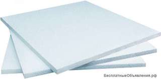 Листовой пенопласт 1000х1000, толщина 2 см