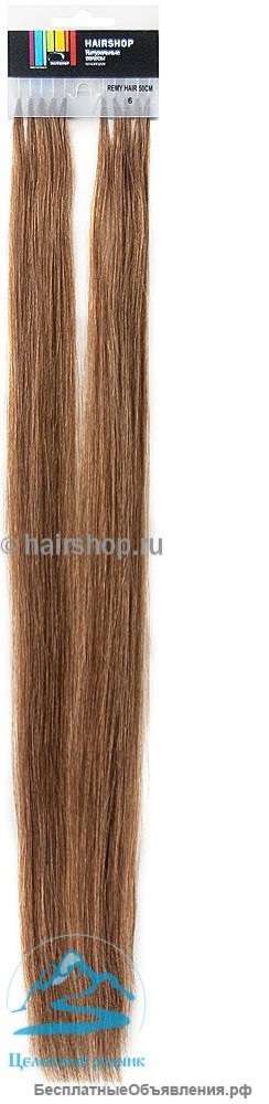 Натуральные волосы для горячего наращивания (Heirshop 5 Stars) - номер: 6, (6.0 по Эстель), 40 см.