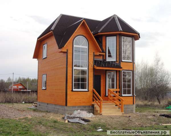 Новый теплый дом из экологически чистых материалов, у озера Плещеево