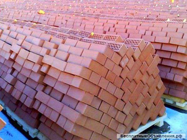 Кирпич оптом от 8 руб/шт. От производителя.