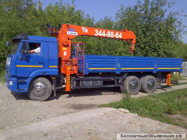 Манипулятор, стрела 7тон,21м, борт 12тон, 7х2,45м