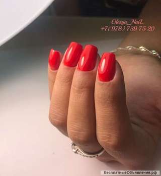 Маникюр, гель-лак, укрепление ногтевой пластины