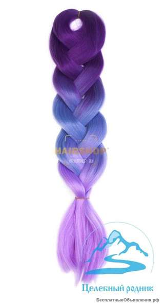 Искусственные волосы Канекалон Шадэ (HairShop) - цвета: F18/F16/F26, 130 см. / 200 гр.