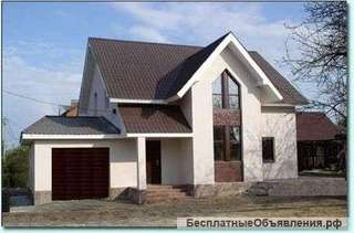 Двухэтажный дом из газоблоков 8 на 10 м с гаражом