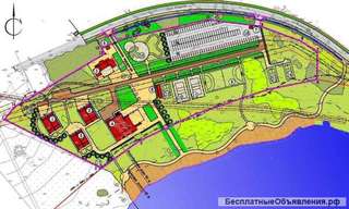 Здание 1900 кв.м на участке 2,80 га у воды