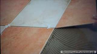 Установка подвесных потолков.Укладка ламината, линолиума, кафеля