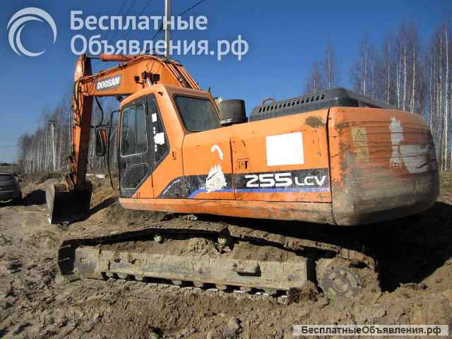 Гусеничный экскаватор Doosan 255, 2011 г, 2 ковша + молот