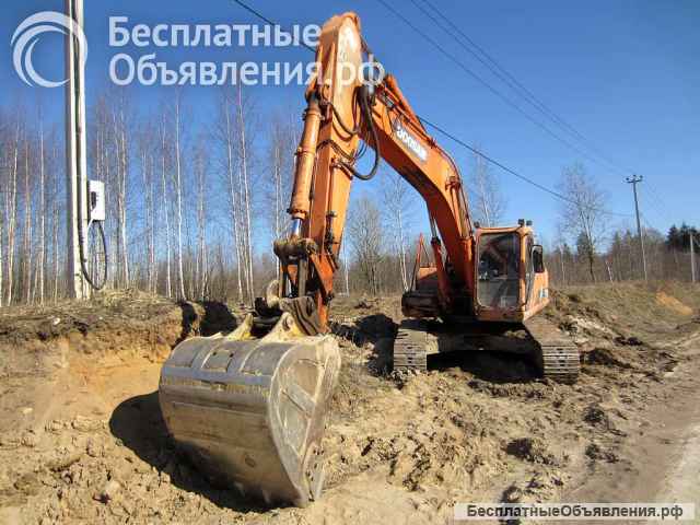 Гусеничный экскаватор Doosan 255, 2011 г, 2 ковша + молот