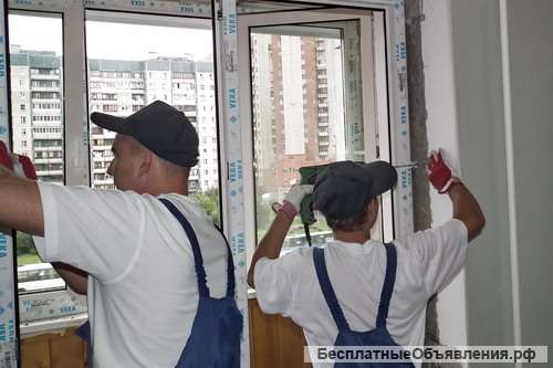 Монтаж окон и дверей в Сочи