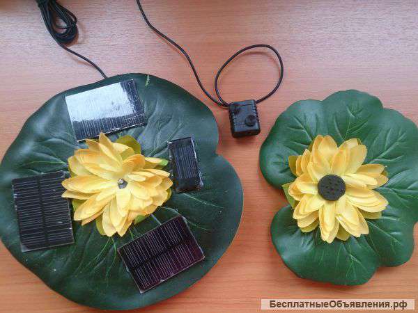 Насосы и фонтаны на солнечных батареях