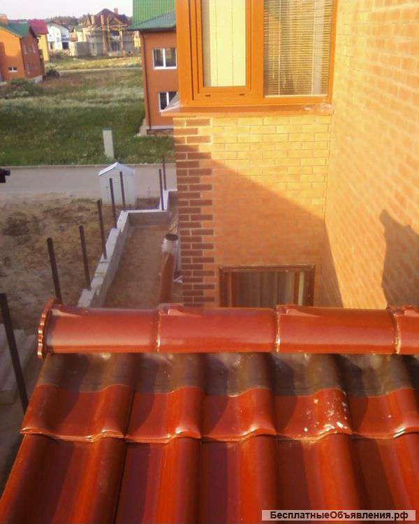 Монтаж кровли из черепицы
