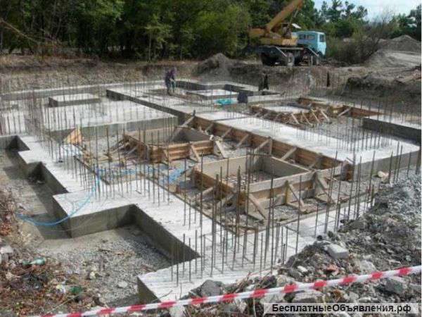 Заливка фундамента в Сочи
