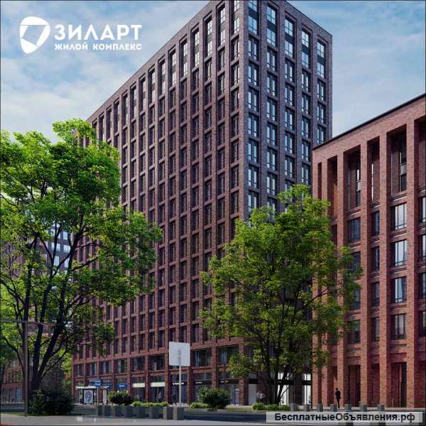 Однакомнатных квартир