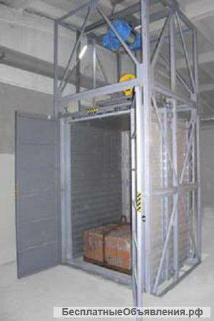 Шахтный грузовой подъемник