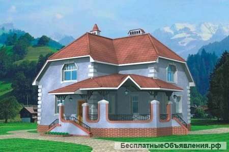 Загородный дом на 140 кв. м с мансардой и подвалом.