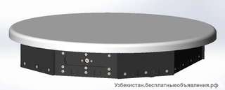 Поворотный стол "Пёс" 600 мм.Максимальная нагрузка: от 200 до 1000 кг. Высота стола 13 см.