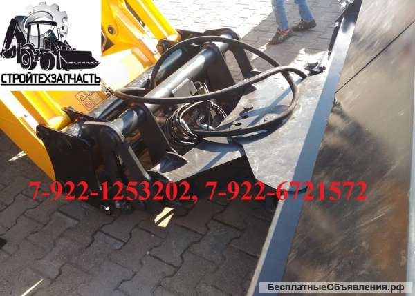 Дорожная щетка jcb 3cx cat 432e volvo bl71 mst 544 щетка навесная на экскаватор-погрузчик