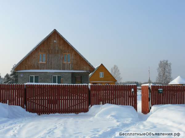 Два дома с ГАЗом в деревне на 26 сот., ПМЖ, экология