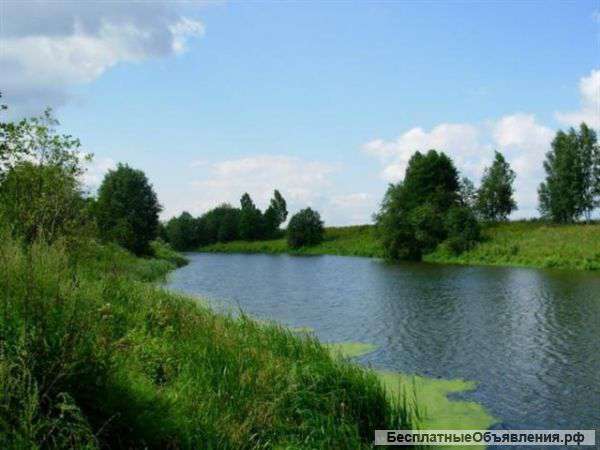 Участок 30 соток у реки