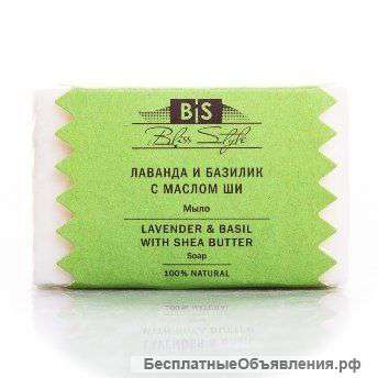 Аюрведическое мыло "лаванда/базилик/масло ши"