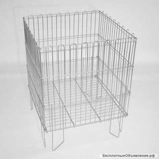Корзина металлическая напольная
