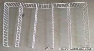 Разделитель полочный металлический 5 секций