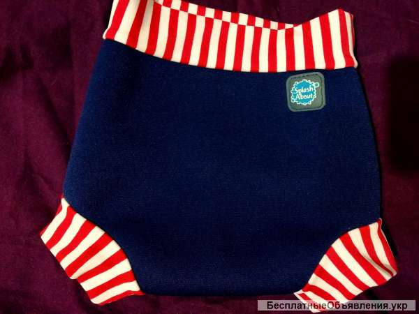 Splash about плавки-подгузник happy nappy, неопрен, медиум/ 3-8месяцев.(см.замеры)идеал.сост.