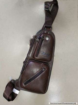 Кожаная сумка Jeep