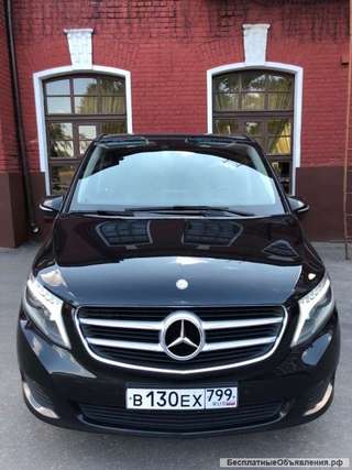 Аренда авто с водителем. Mersedes V class