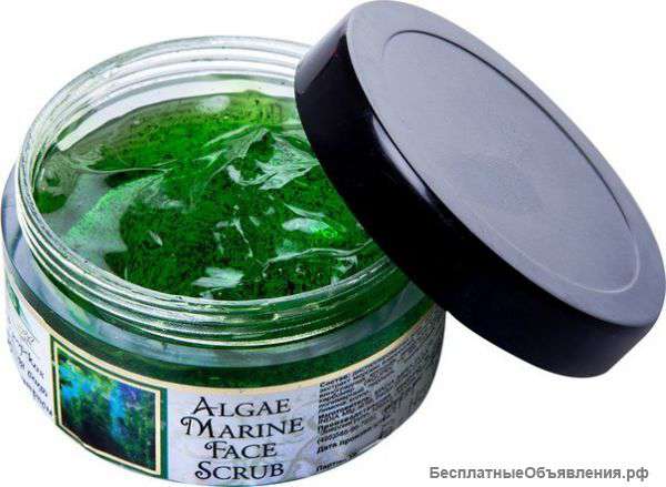 Скраб для лица с морскими водорослями (Algae Marine Face Scrub), 50 мл