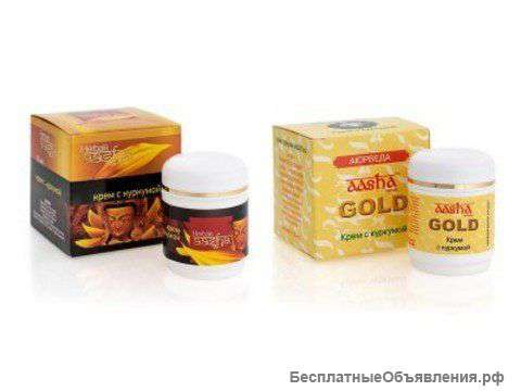 Крем с куркумой Ааша Хербалс 50гр