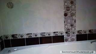 Ванные комнаты и санузлы, квартиры.Ремонт.Кафель, керамогранит, потолки