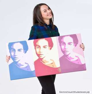 Портрет на холсте по вашей фотографии за 1 день