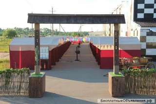 Ярмарочное оборудование, аренда палаток