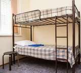 Кровати двухъярусные, односпальные на металлокаркасе для хостелов, гостиниц, рабочих, квартирантов