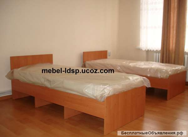 Кровати двухъярусные, односпальные на металлокаркасе (металлические)