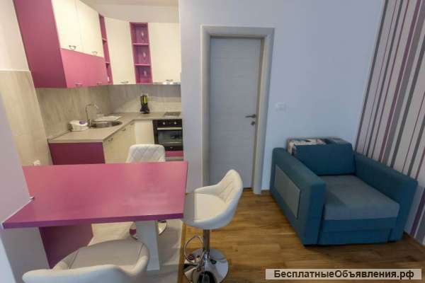 Студия площадью 40 кв.м., Будва, Бечичи, Черногория