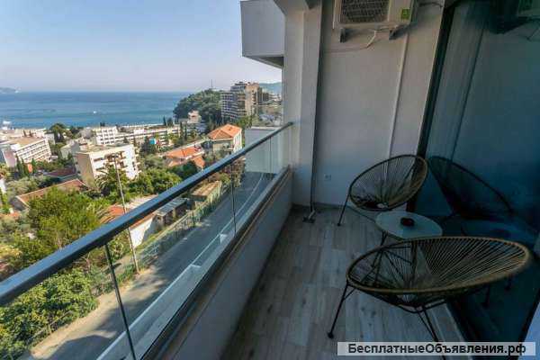 Студия площадью 40 кв.м., Будва, Бечичи, Черногория