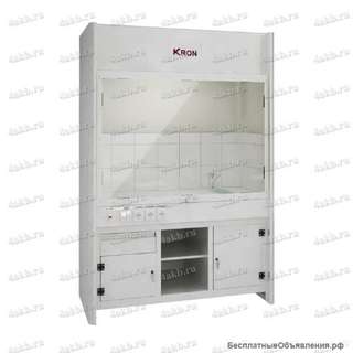 Вытяжной лабораторный шкаф с мойкой КРОН-ШВМ