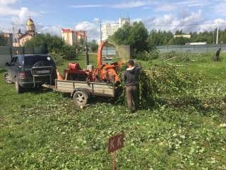 Услуги измельчителя веток и деревьев в Егорьевском районе