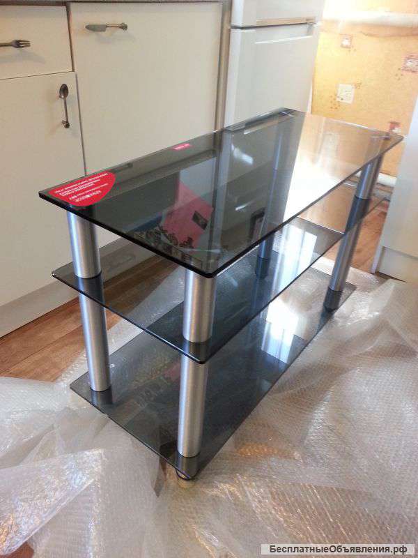Журнальный столик из закаленного стекла