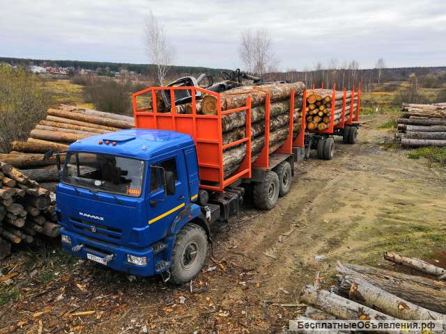 Лесовоз вездеход с манипулятором на доставку Московская обл