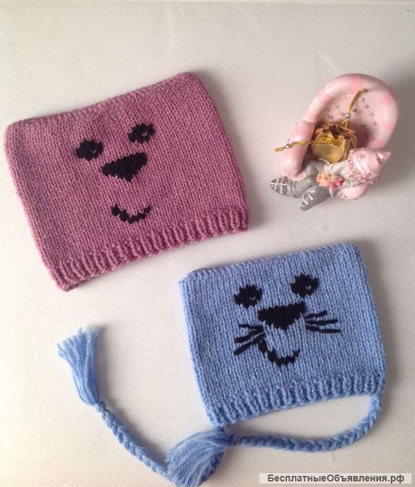 Шапка Детская вязаная