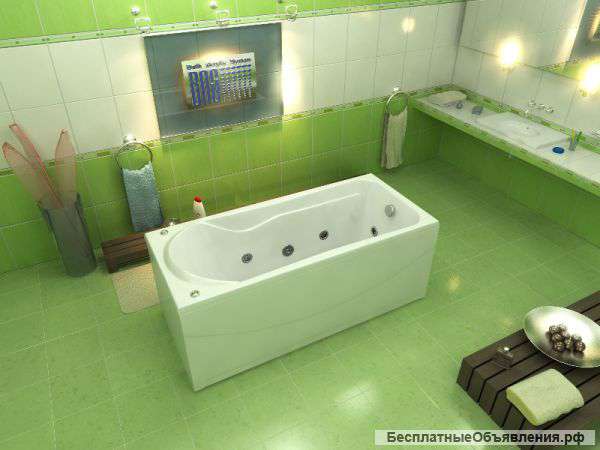 Ванна акриловая Bas Мальта 170x75