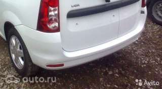 Задние бампера на Лада Ларгус в цвет